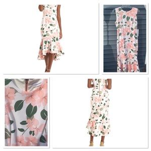 CALVIN KLEIN NWT beautiful flowered dress.